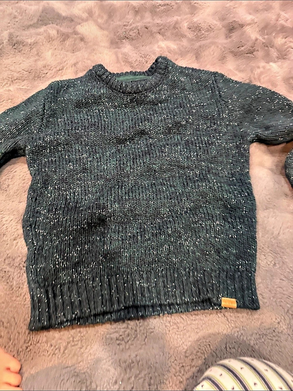 Abercrombie Kids boys Sweater Size 7/8 Green EUC